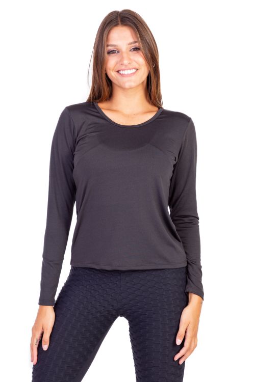 Remera Térmica Nerea Negro