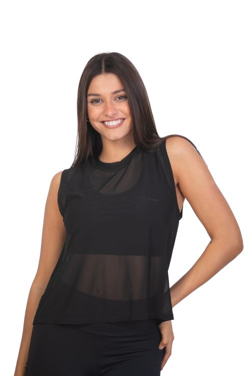 Musculosa Libre Negro