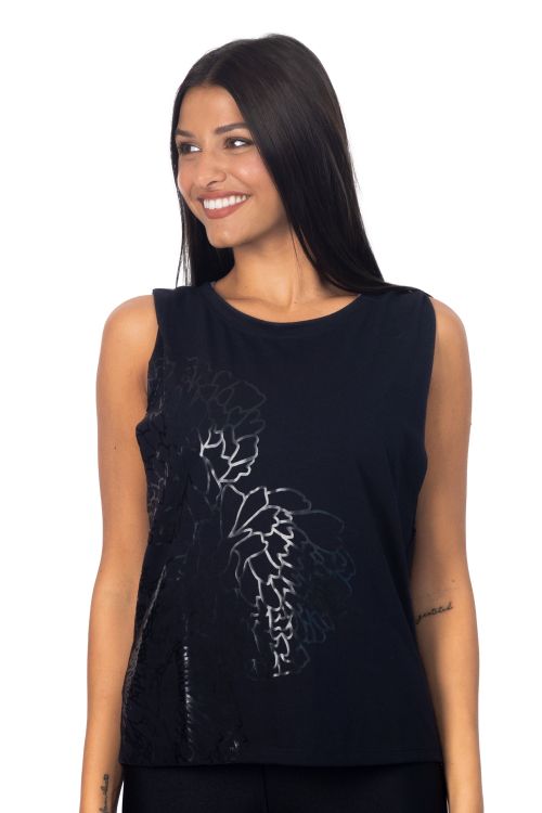 Remera Anahola Negro